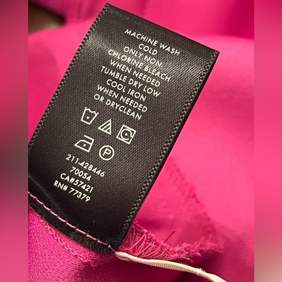 NWT Ann Taylor Pink T-Strap Top Sz 6 Women - Picture 7 of 7